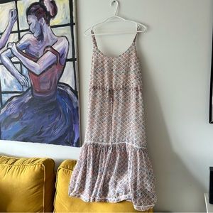 Frank and Oak floral maxi dress